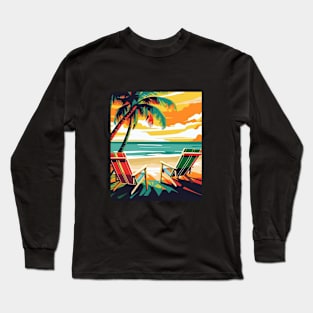 Beach Long Sleeve T-Shirt